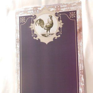 Rooster Metal Tin Sign